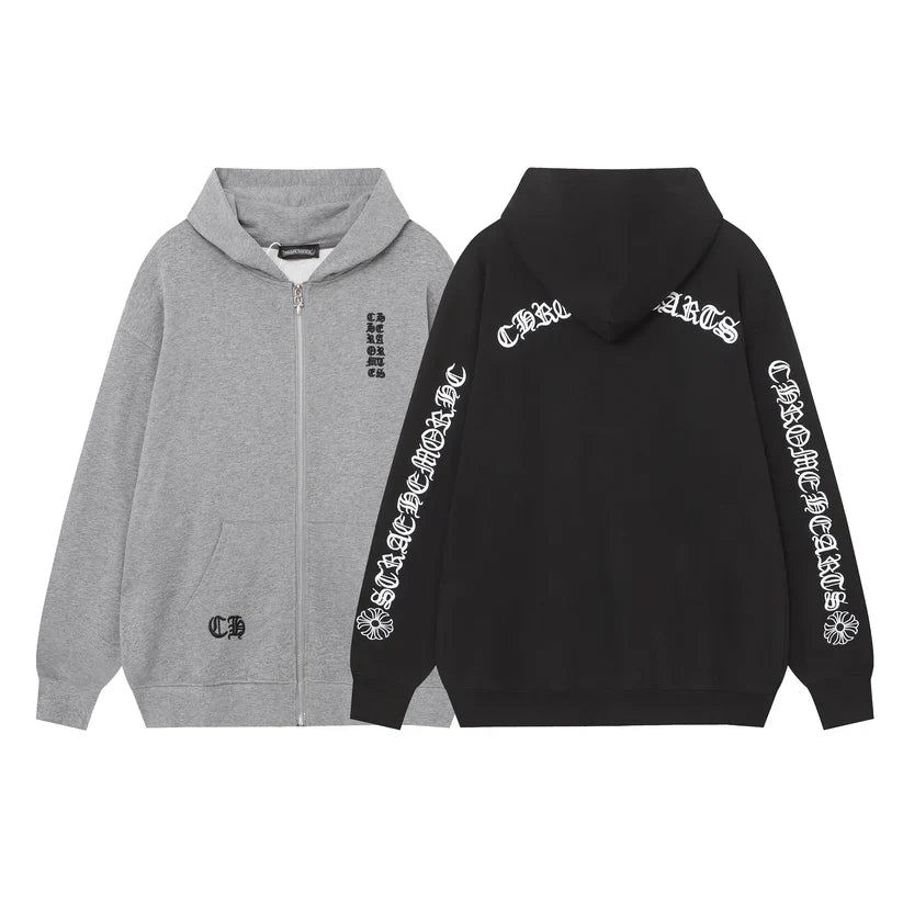 Chrome Hearts Zip-Up Hoodie 9811 - Chrome Hearts zip-up hoodies image 1