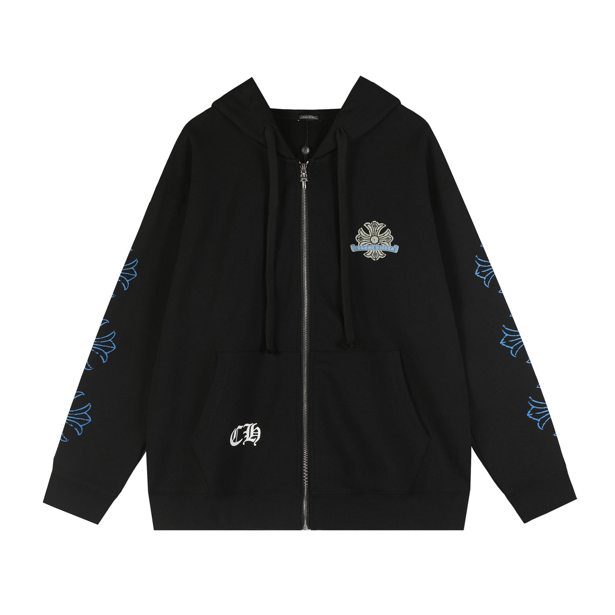 Chrome Hearts Zip-Up Hoodie -TQ72 - Chrome Hearts zip-up hoodies image 2