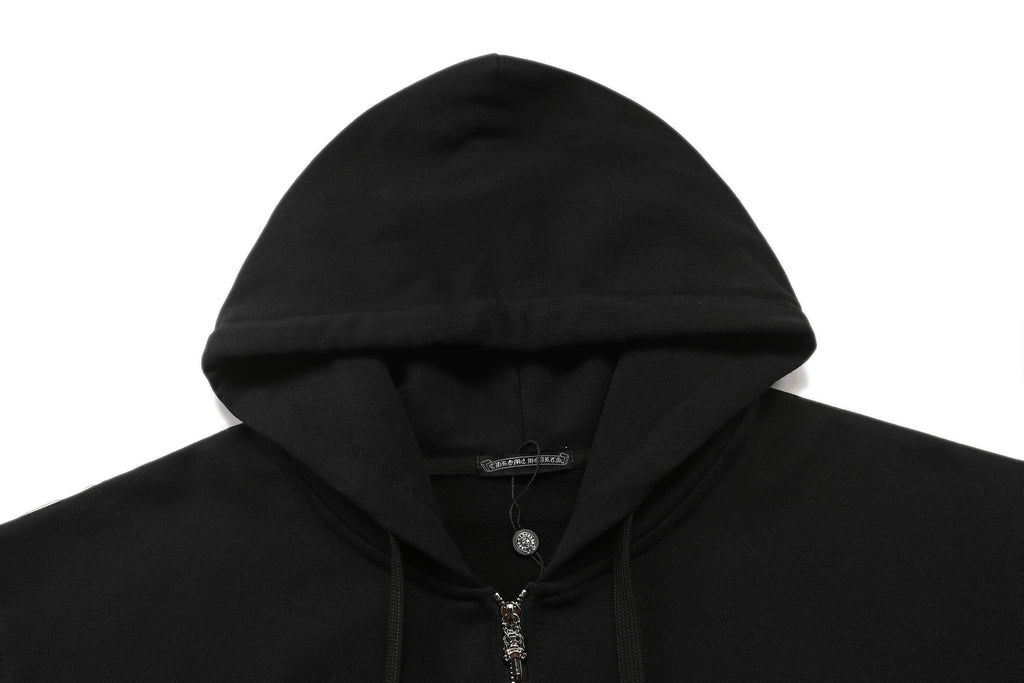 Chrome Hearts Zip-Up Hoodie -TQ72 - Chrome Hearts zip-up hoodies image 4
