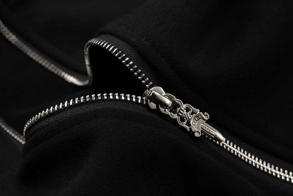 Chrome Hearts Zip-Up Hoodie -TQ72 - Chrome Hearts zip-up hoodies image 8