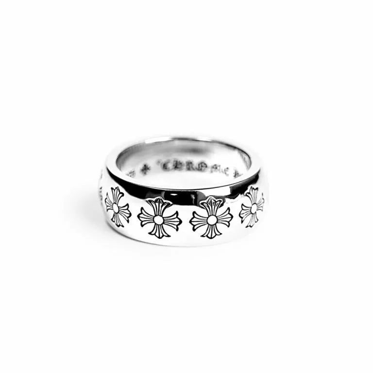 Chrome Hearts ETCHED PLUS BAND RING 2 - Chrome Hearts rings image 3