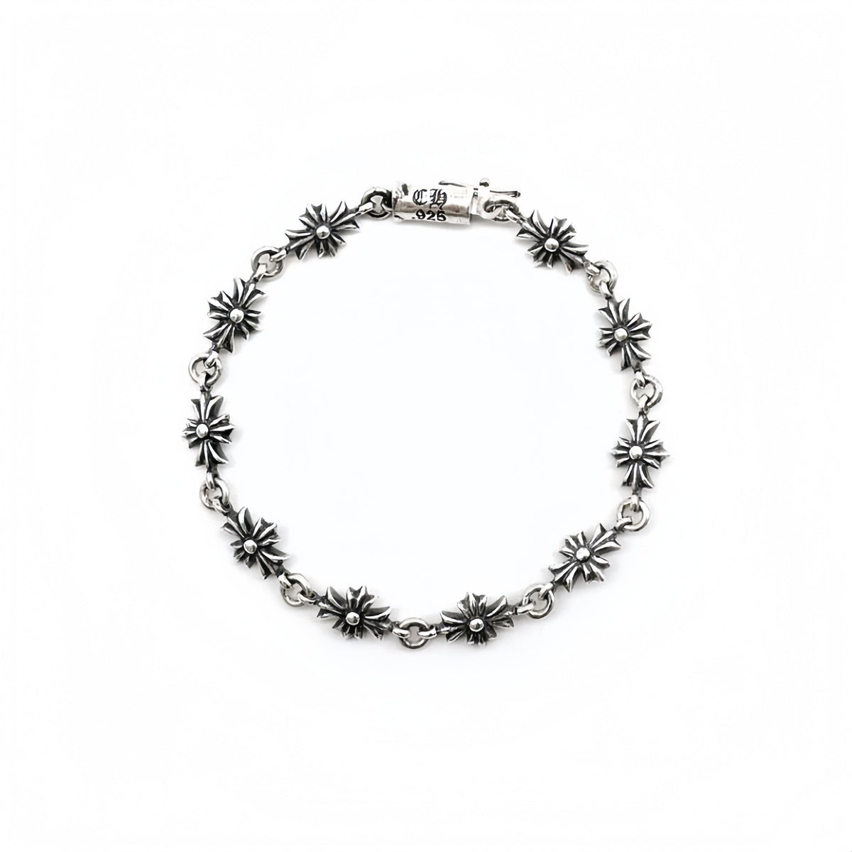 Chrome Hearts Silver Tiny E Bracelet - Chrome Hearts bracelets image 1