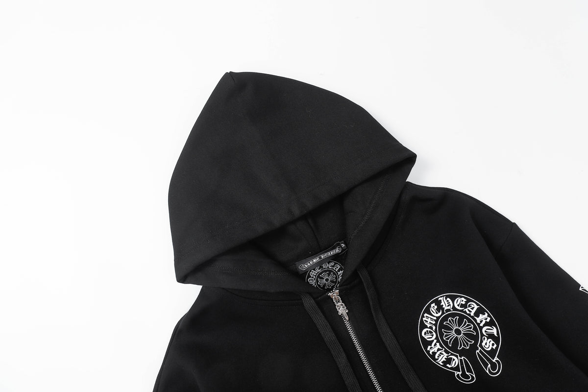 Chrome Hearts Zip-Up Hoodie 8515 - Chrome Hearts zip-up hoodies image 4