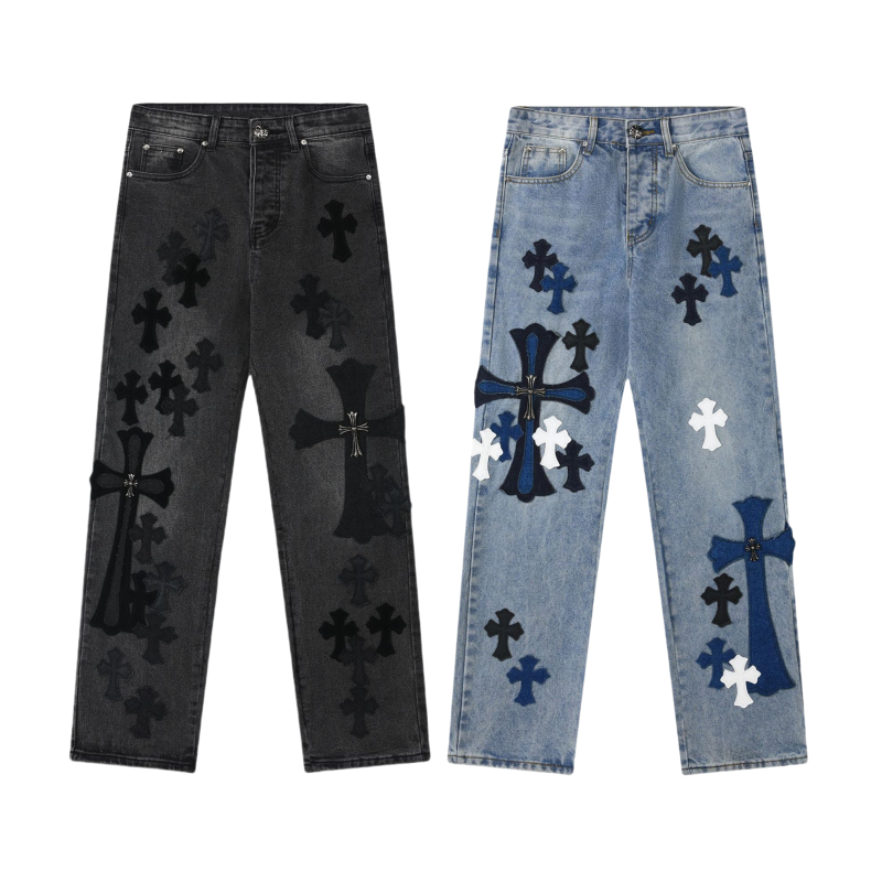 Chrome Hearts Pants 8012 - Chrome Hearts pants image 1