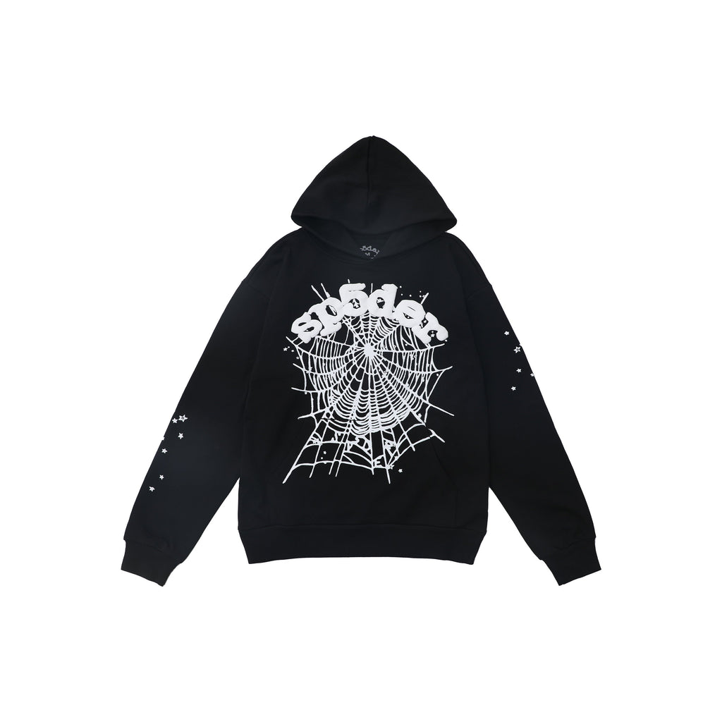 SP5DER Sp5der OG Web Hoodie Black - SP5DER hoodies image 2