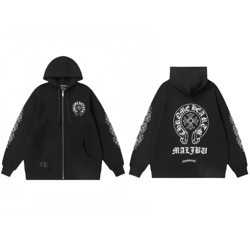 Chrome Hearts Zip-Up Hoodie 8515 - Chrome Hearts zip-up hoodies image 14