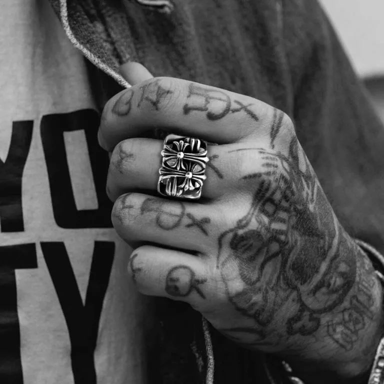 Chrome Hearts SQUARE CEMETERY RING 9 - Chrome Hearts rings image 2