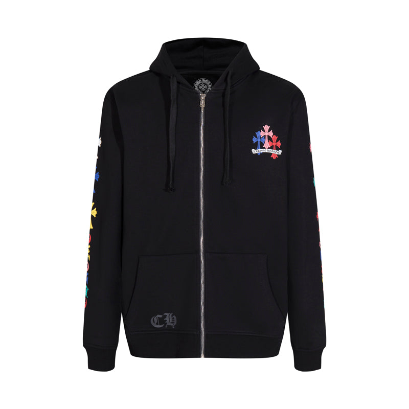 Chrome Hearts Zip-Up Hoodie -5015 - Chrome Hearts zip-up hoodies image 3