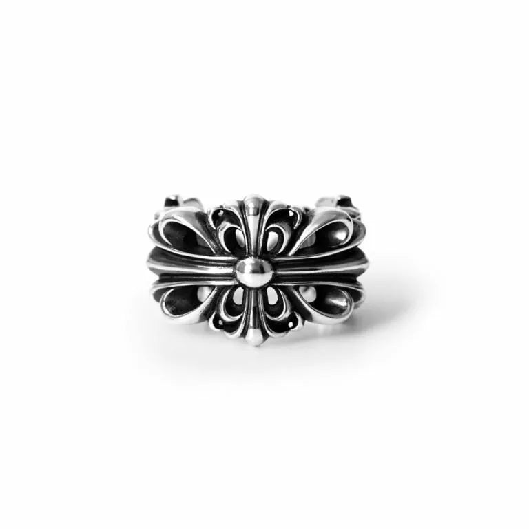 Chrome Hearts DOUBLE FLORAL RING 1 - Chrome Hearts rings image 3