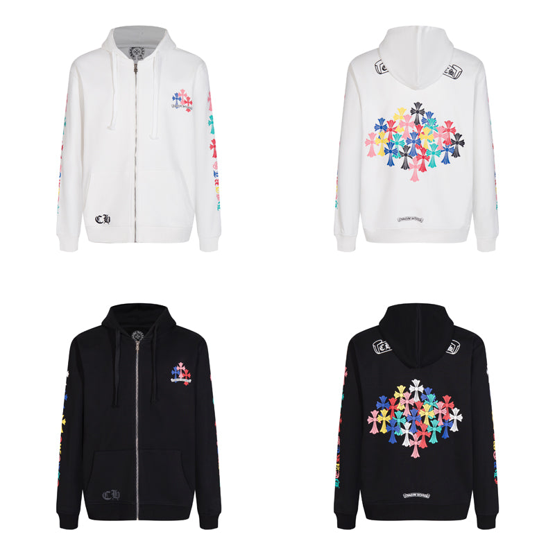 Chrome Hearts Zip-Up Hoodie -5015 - Chrome Hearts zip-up hoodies image 1