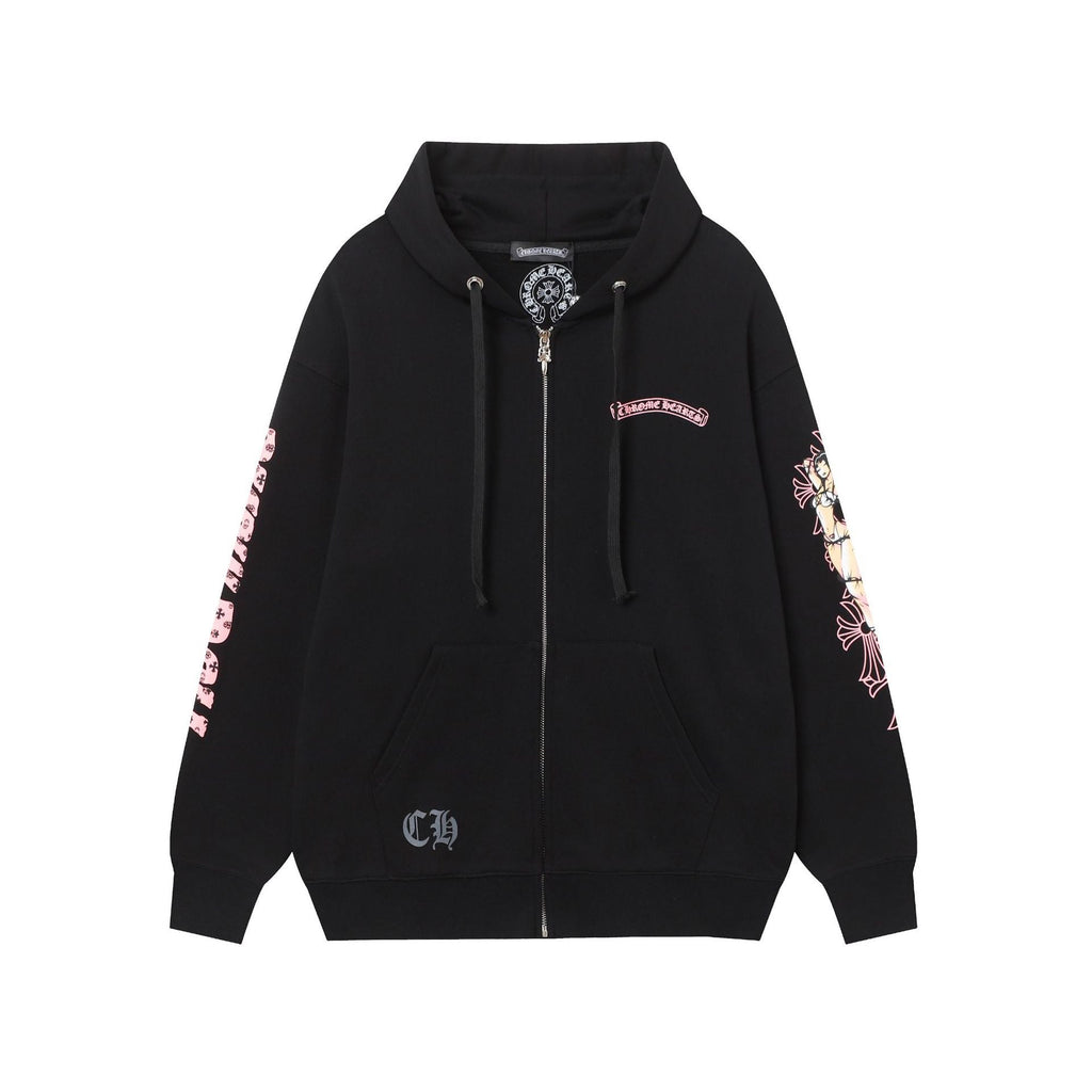 Chrome Hearts Zip-Up Hoodie 8660 - Chrome Hearts zip-up hoodies image 3