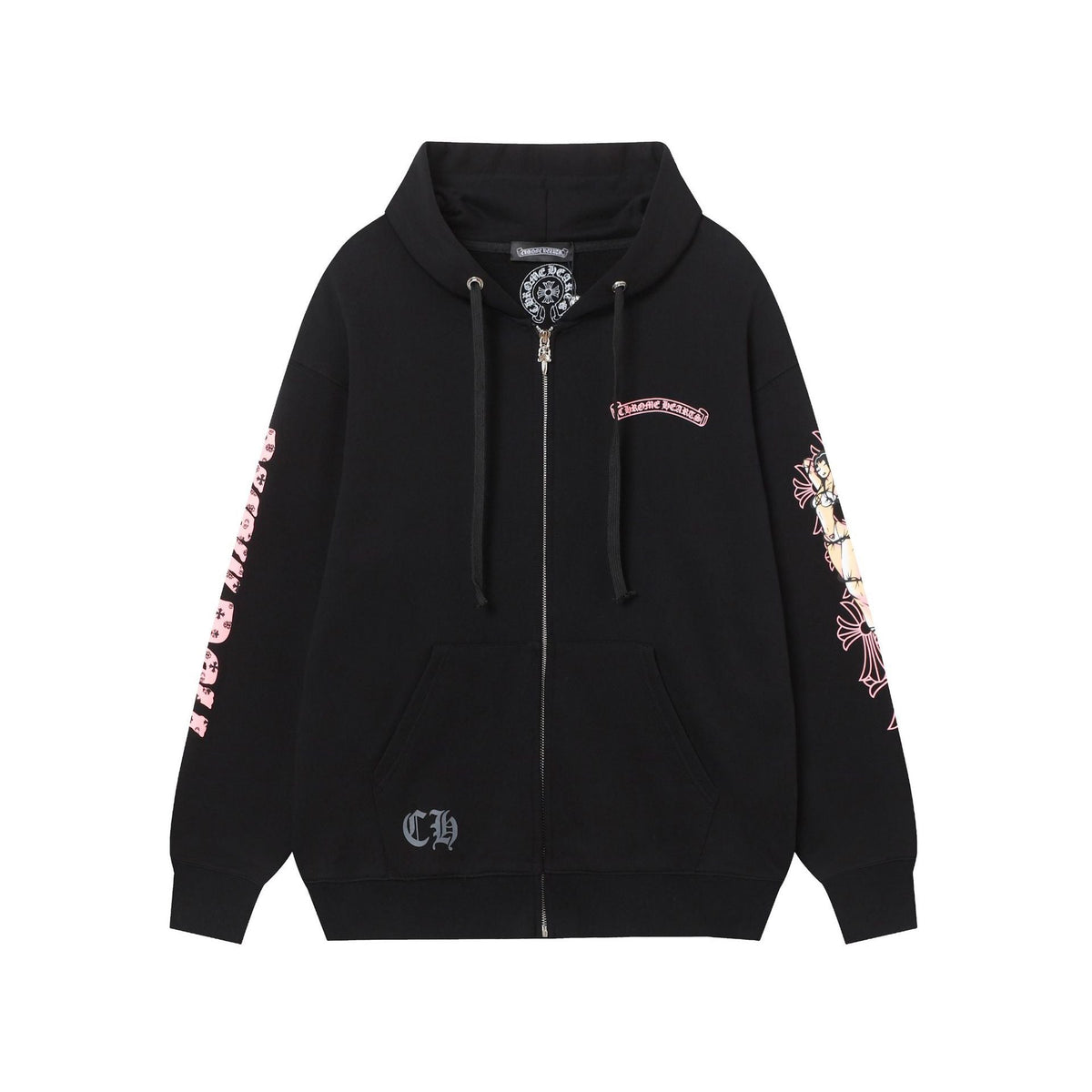 Chrome Hearts Zip-Up Hoodie 8660 - Chrome Hearts zip-up hoodies image 3