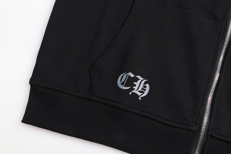 Chrome Hearts Zip-Up Hoodie 5010 - Chrome Hearts zip-up hoodies image 8