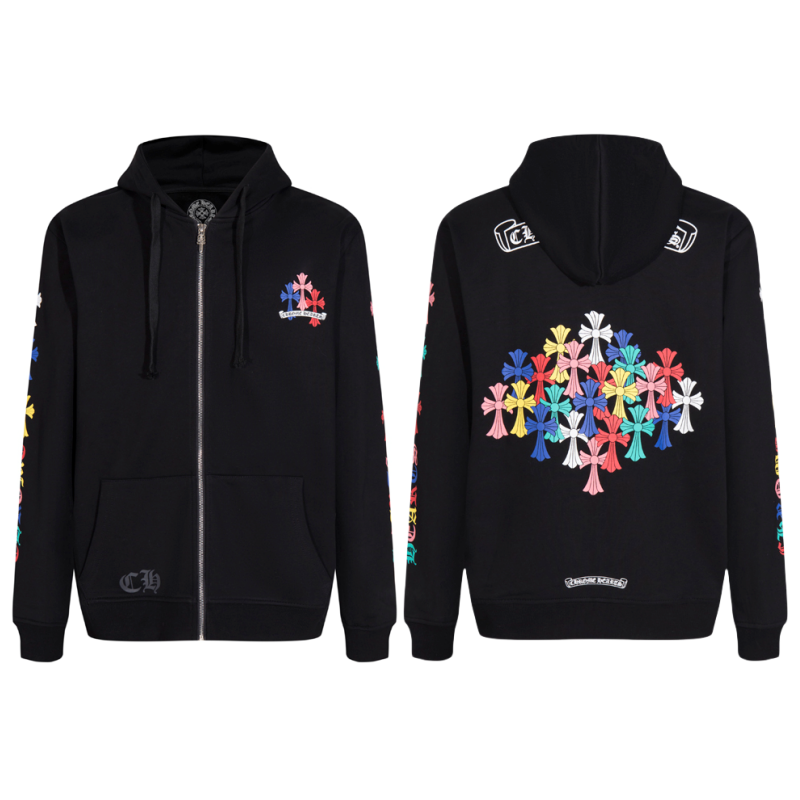 Chrome Hearts Zip-Up Hoodie -5015 - Chrome Hearts zip-up hoodies image 24