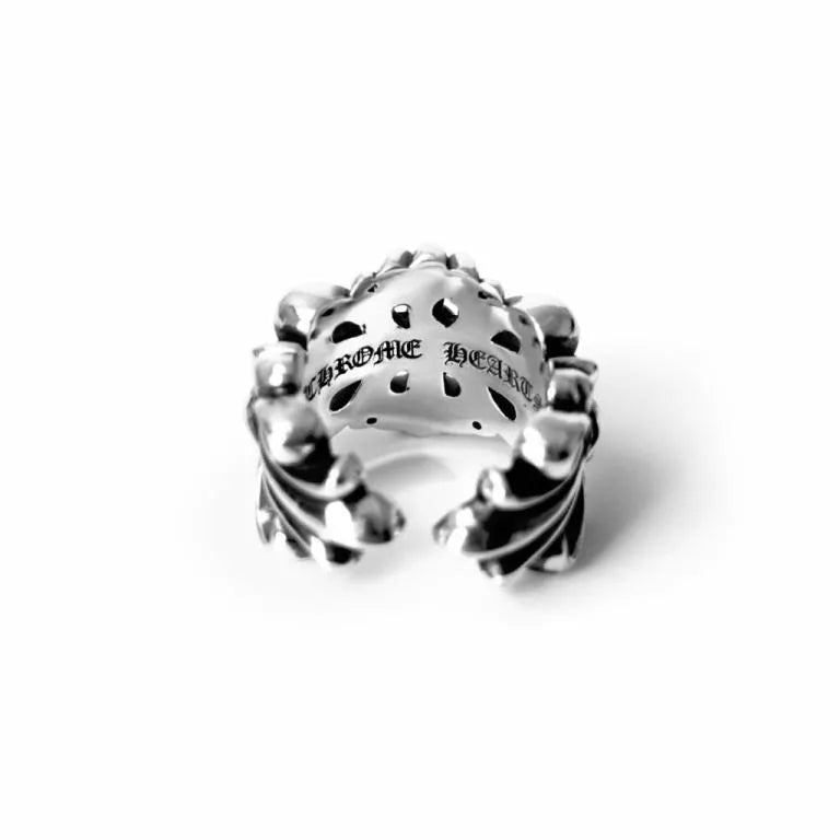 Chrome Hearts DOUBLE FLORAL RING 1 - Chrome Hearts rings image 5