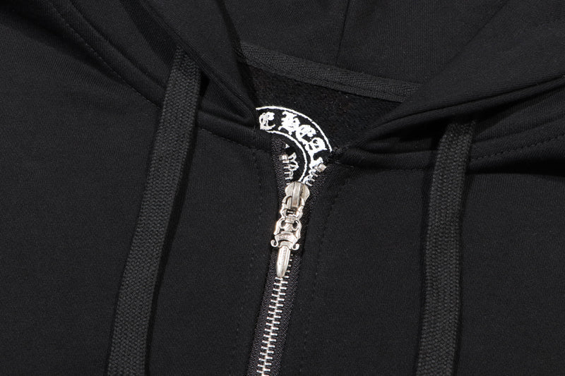 Chrome Hearts Zip-Up Hoodie -5015 - Chrome Hearts zip-up hoodies image 4