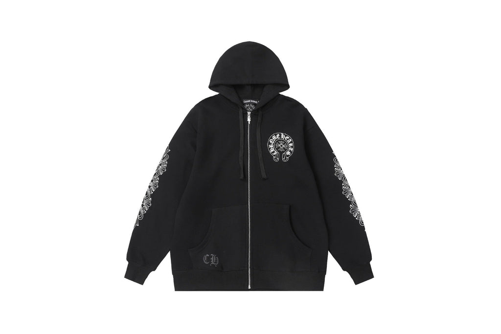 Chrome Hearts Zip-Up Hoodie 8515 - Chrome Hearts zip-up hoodies image 2