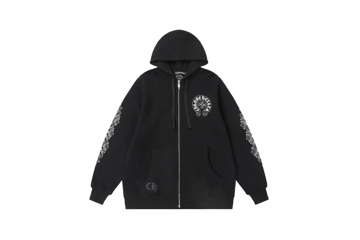 Chrome Hearts Zip-Up Hoodie 8515 - Chrome Hearts zip-up hoodies image 2