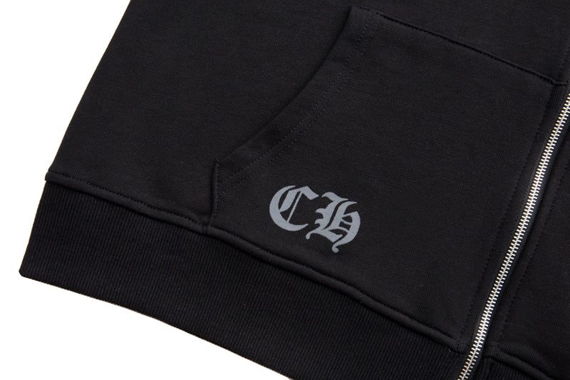Chrome Hearts Zip-Up Hoodie -5001 - Chrome Hearts zip-up hoodies image 14