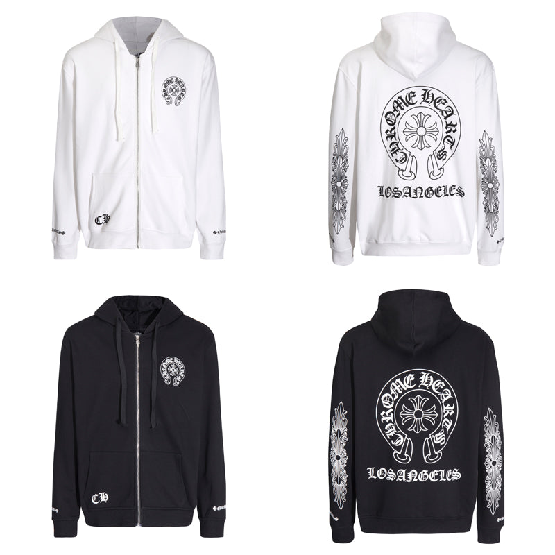 Chrome Hearts Zip-Up Hoodie 5009 - Chrome Hearts zip-up hoodies image 1