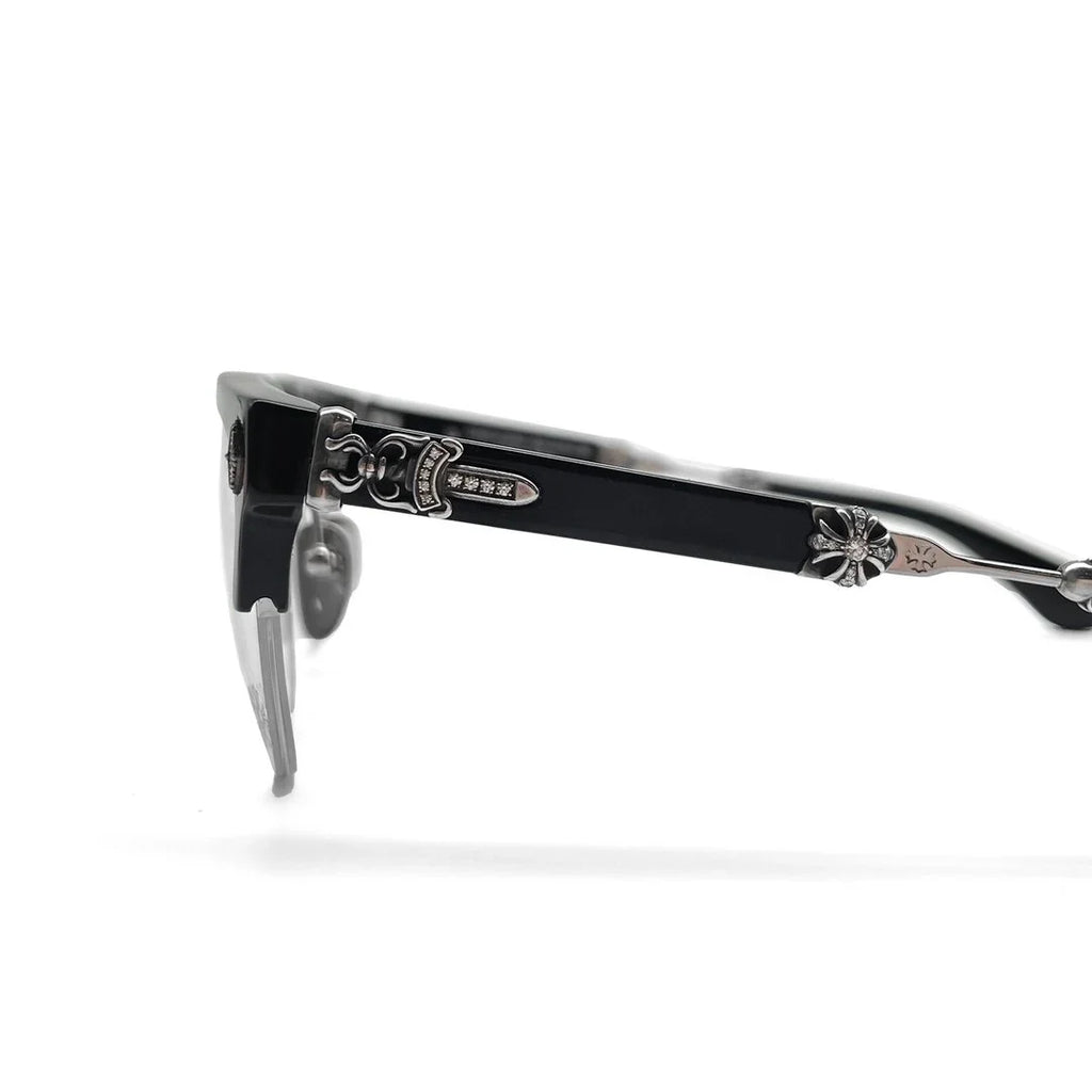 Chrome Hearts Evagilist Diamond BK/SS Glasses – Style 957835 - Chrome Hearts eyewear image 3