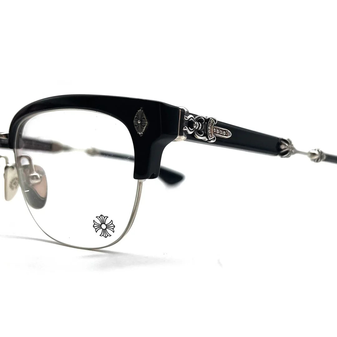 Chrome Hearts Evagilist Diamond BK/SS Glasses – Style 957835 - Chrome Hearts eyewear image 2
