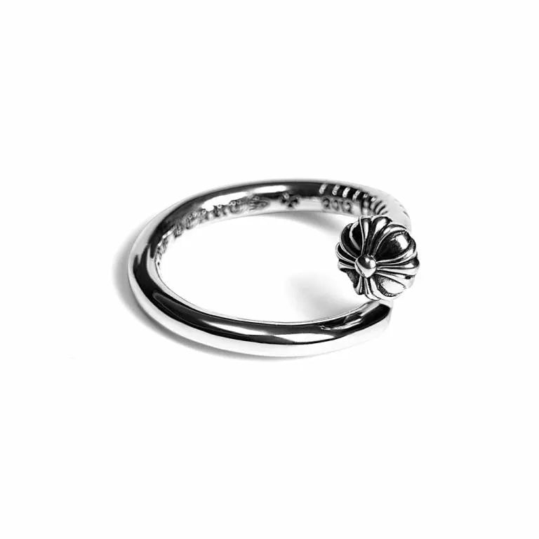 Chrome Hearts NAIL RING – CROSSBALL 56 - Chrome Hearts rings image 4