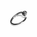 Chrome Hearts NAIL RING – CROSSBALL 56 - Chrome Hearts rings image 1