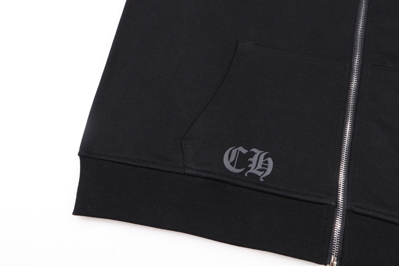 Chrome Hearts Zip-Up Hoodie -5015 - Chrome Hearts zip-up hoodies image 8