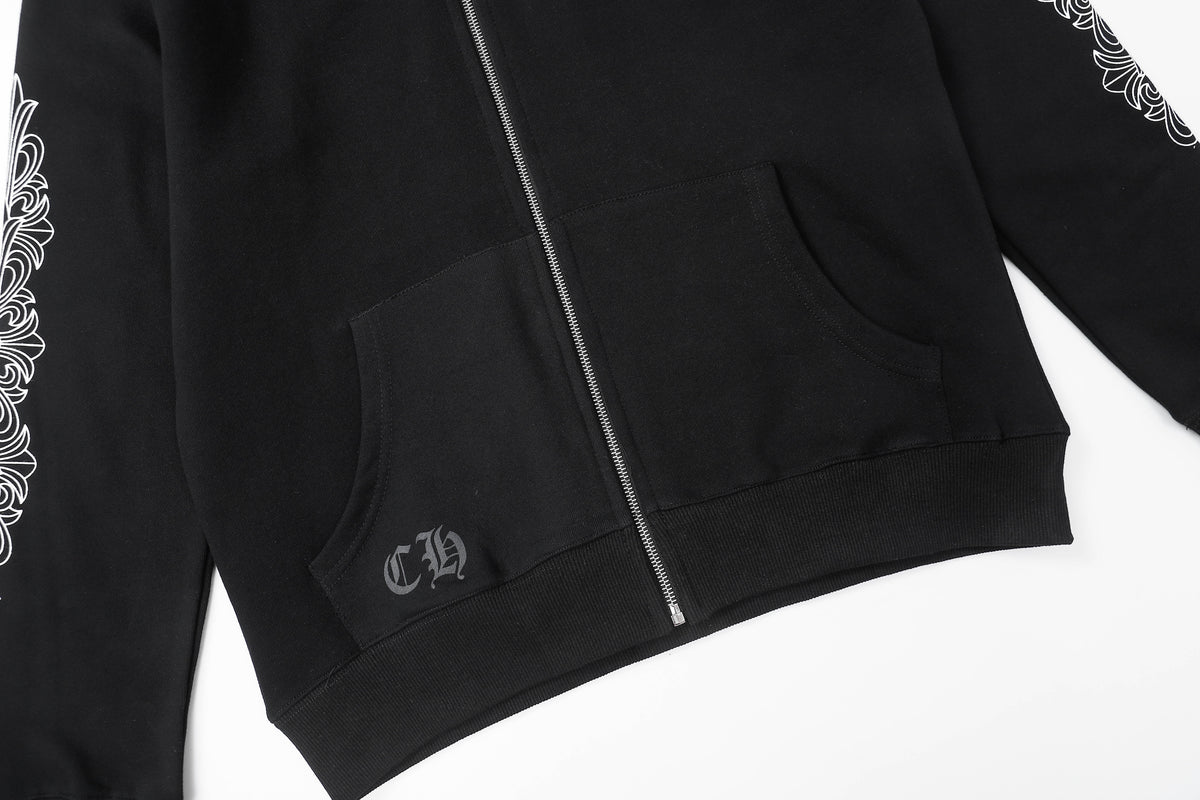 Chrome Hearts Zip-Up Hoodie 8515 - Chrome Hearts zip-up hoodies image 13