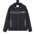 Moncler Hooded Zip-Up Embroidered Jacket - view 1