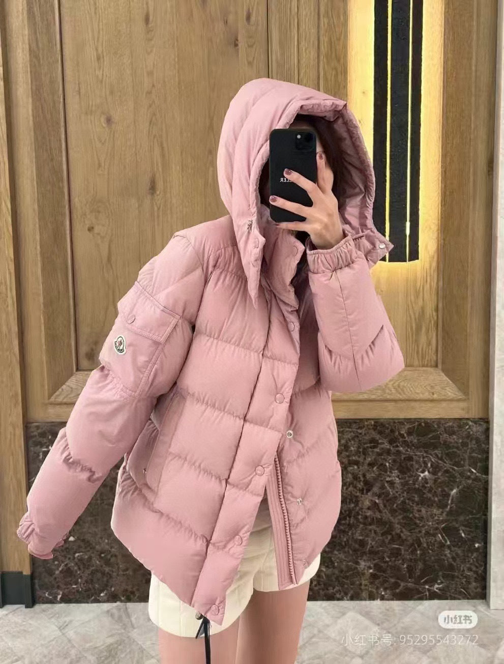 Moncler Maya Zip-Up Down Jacket - view 10