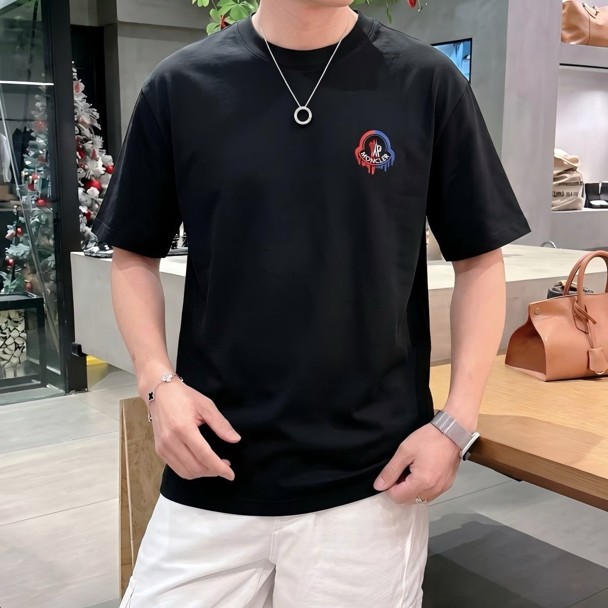 Moncler Embroidered Logo T-Shirt - view 10