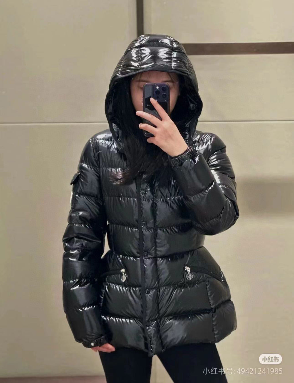 Moncler Women's Hooded Down Jacket - view 10