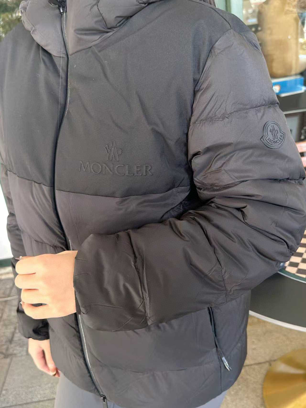 Moncler Hooded Lightweight Down Jacket - view 10