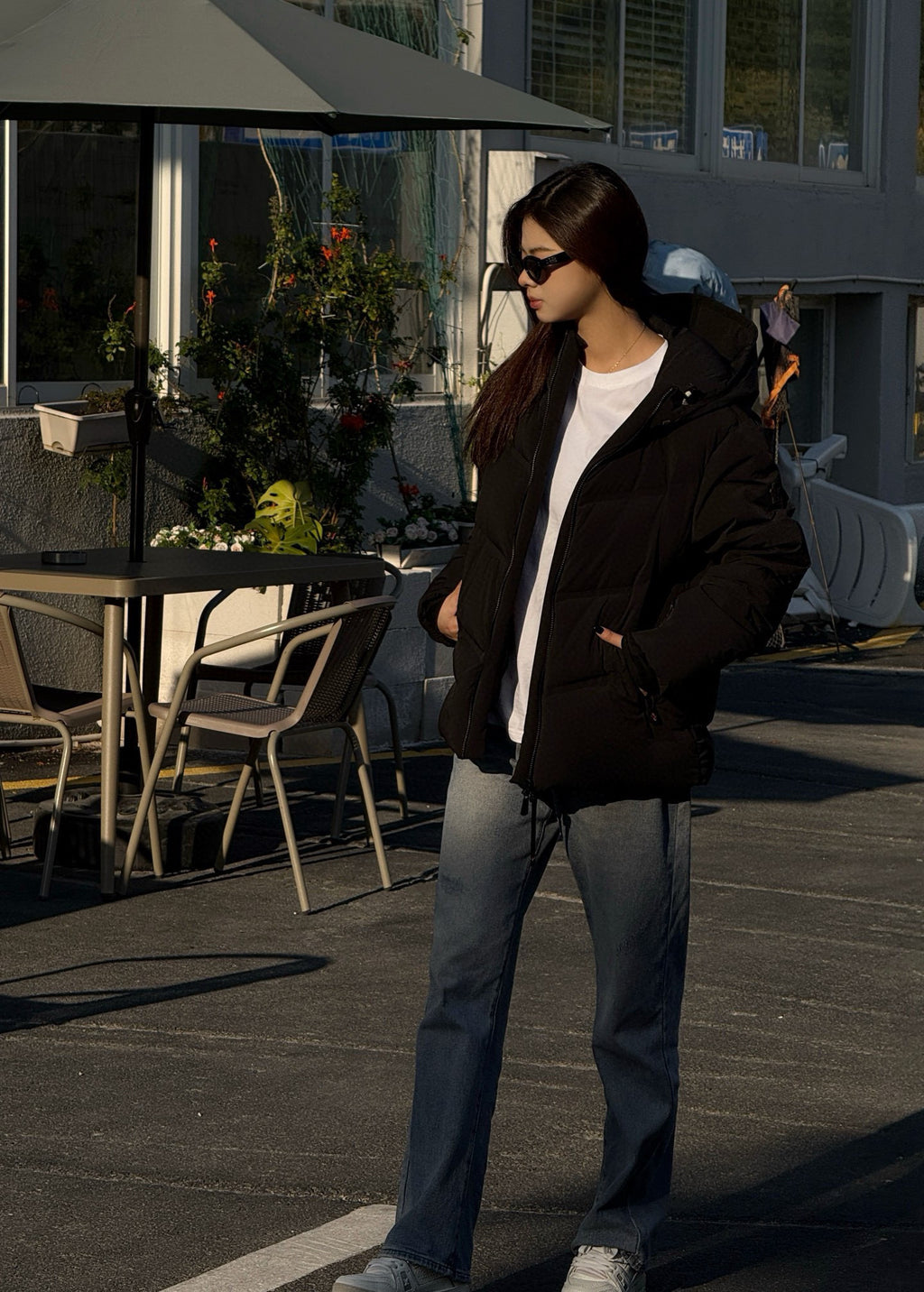 Moncler Hooded Logo Down Jacket - view 10