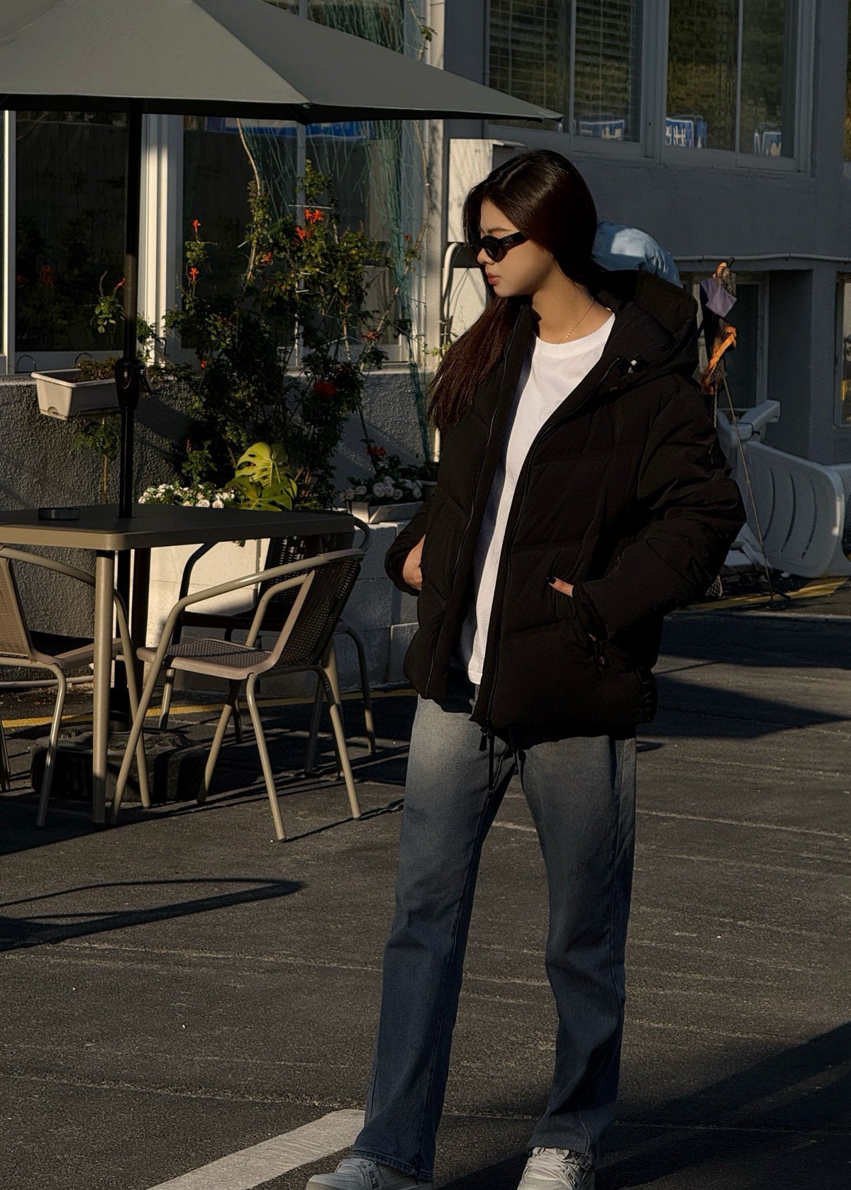 Moncler Hooded Logo Down Jacket - view 10