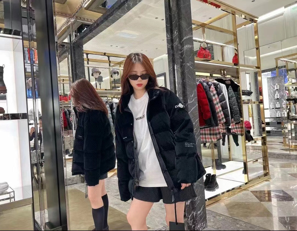 Moncler Zip-Up Embroidered Down Jacket - view 10