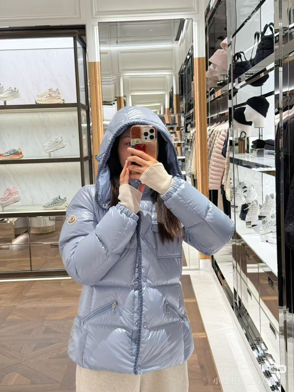Moncler Women's Hooded Down Jacket - view 10