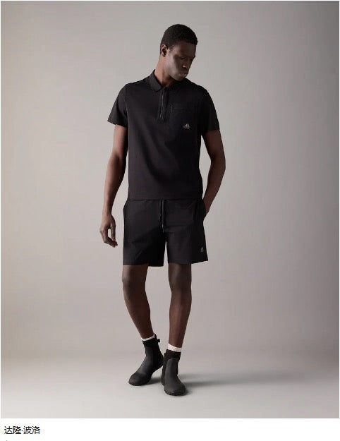 Moncler Zip-Up Logo Polo Shirt - view 10