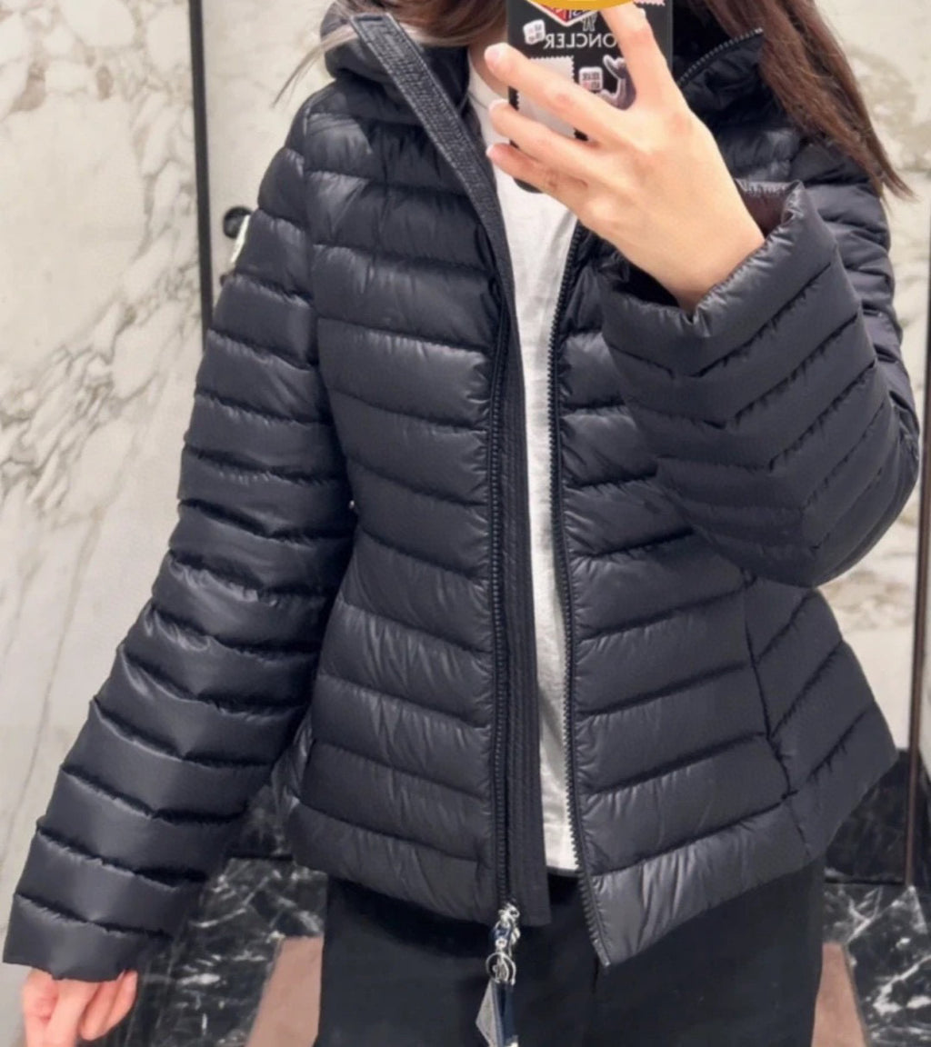 Moncler Women's Hooded Zip-Up Down Jacket - view 10