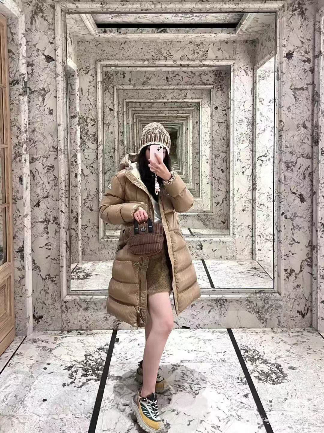 Moncler Women's Hooded Zip-Up Down Jacket - view 10