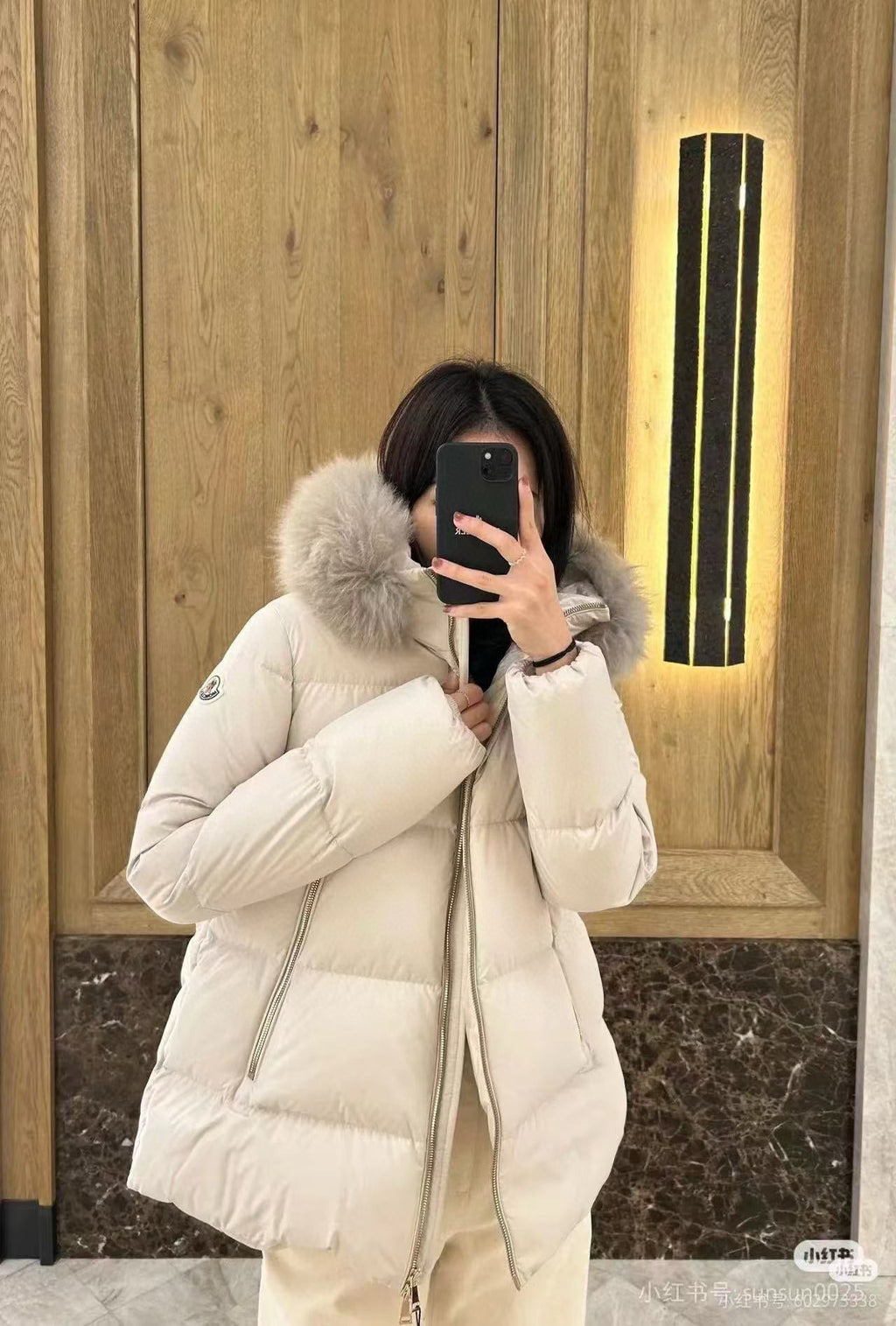 Moncler Women's Hooded Zip-Up Down Jacket - view 10