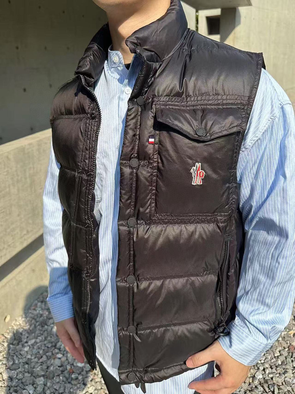 Moncler Logo Lightweight Vest - view 10