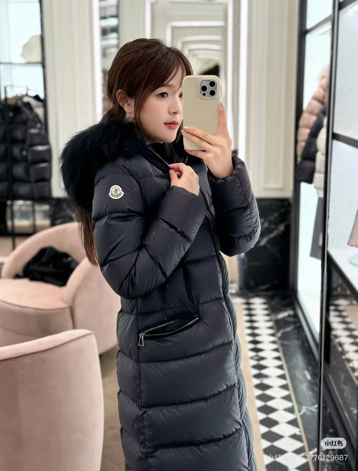 Moncler Women's Zip-Up Down Jacket - view 10