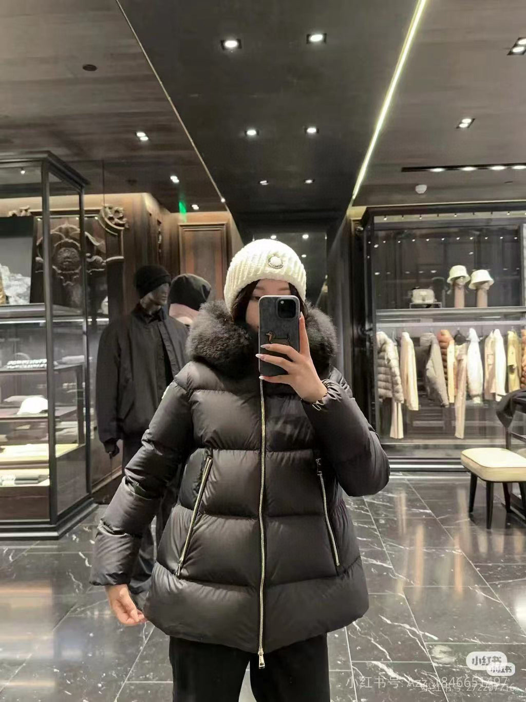 Moncler Women's Hooded Zip-Up Down Jacket - view 10