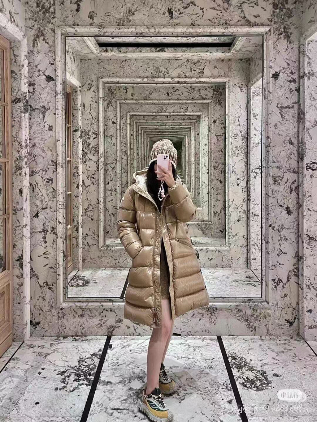 Moncler Women's Hooded Zip-Up Down Jacket - view 11