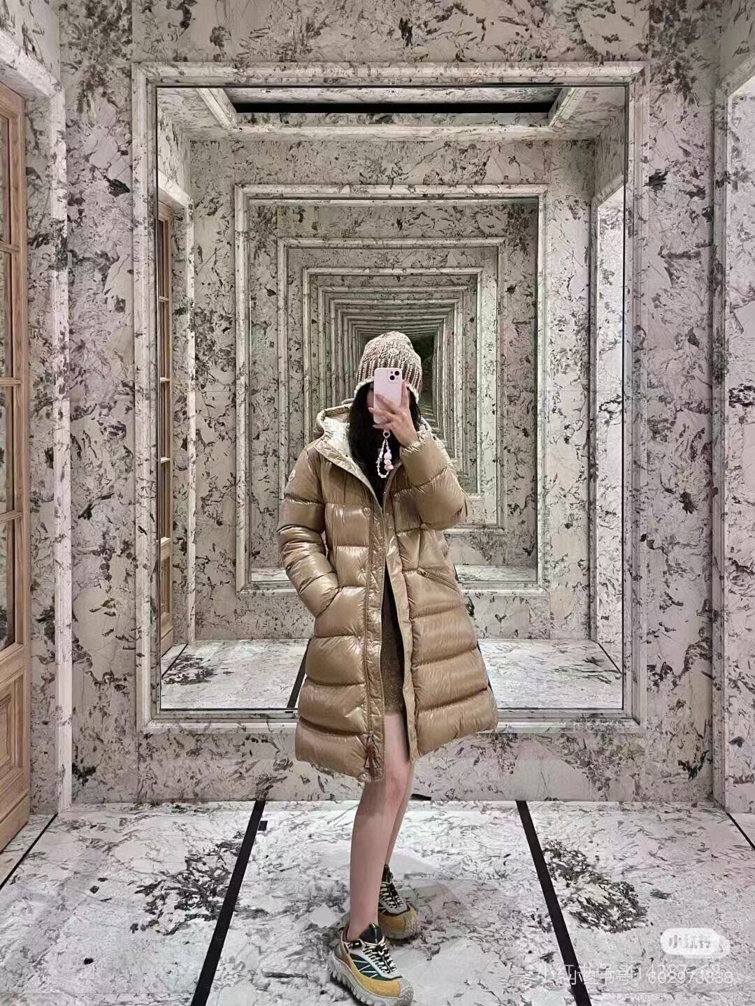 Moncler Women's Hooded Zip-Up Down Jacket - view 11