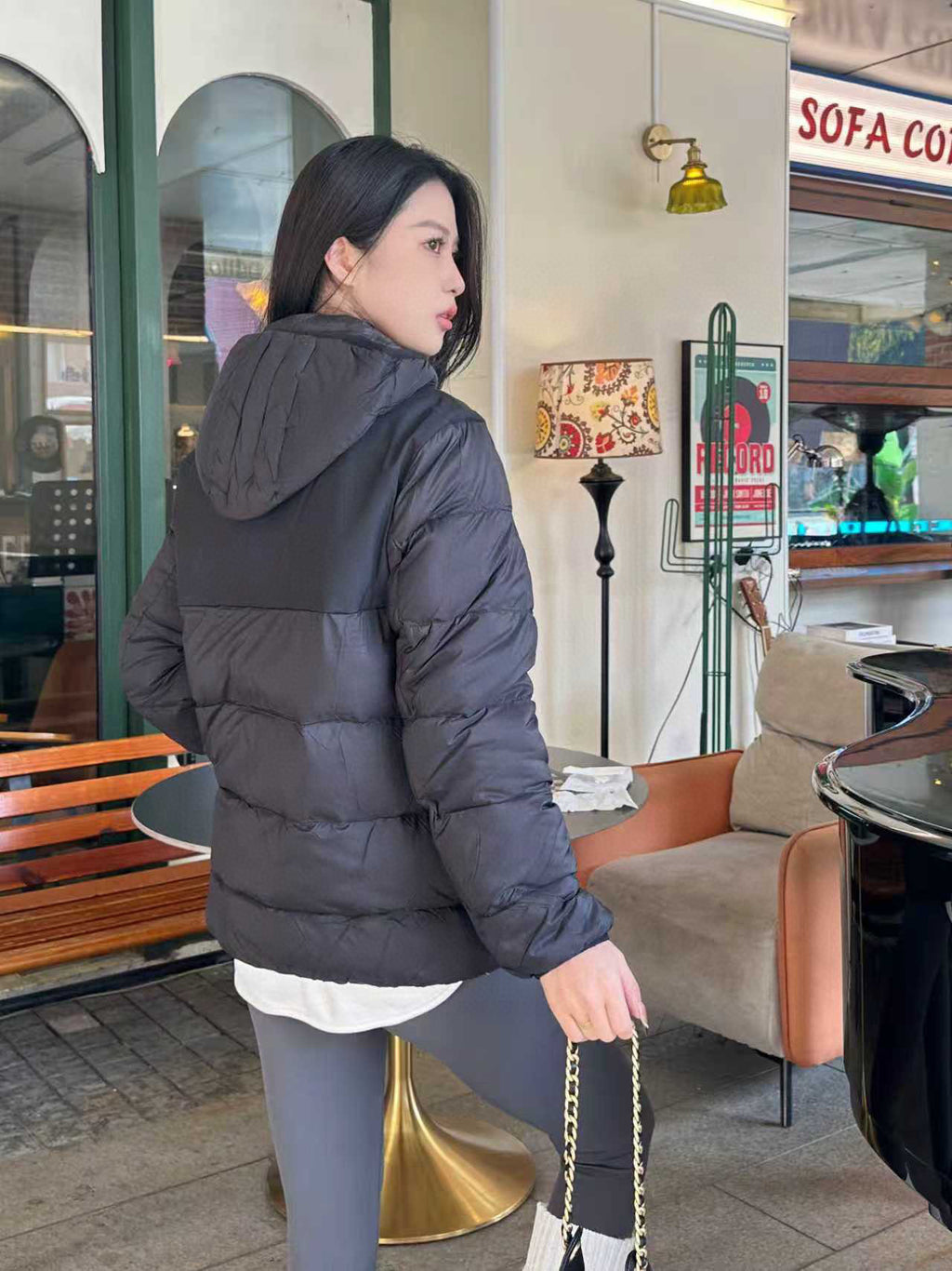 Moncler Hooded Lightweight Down Jacket - view 11