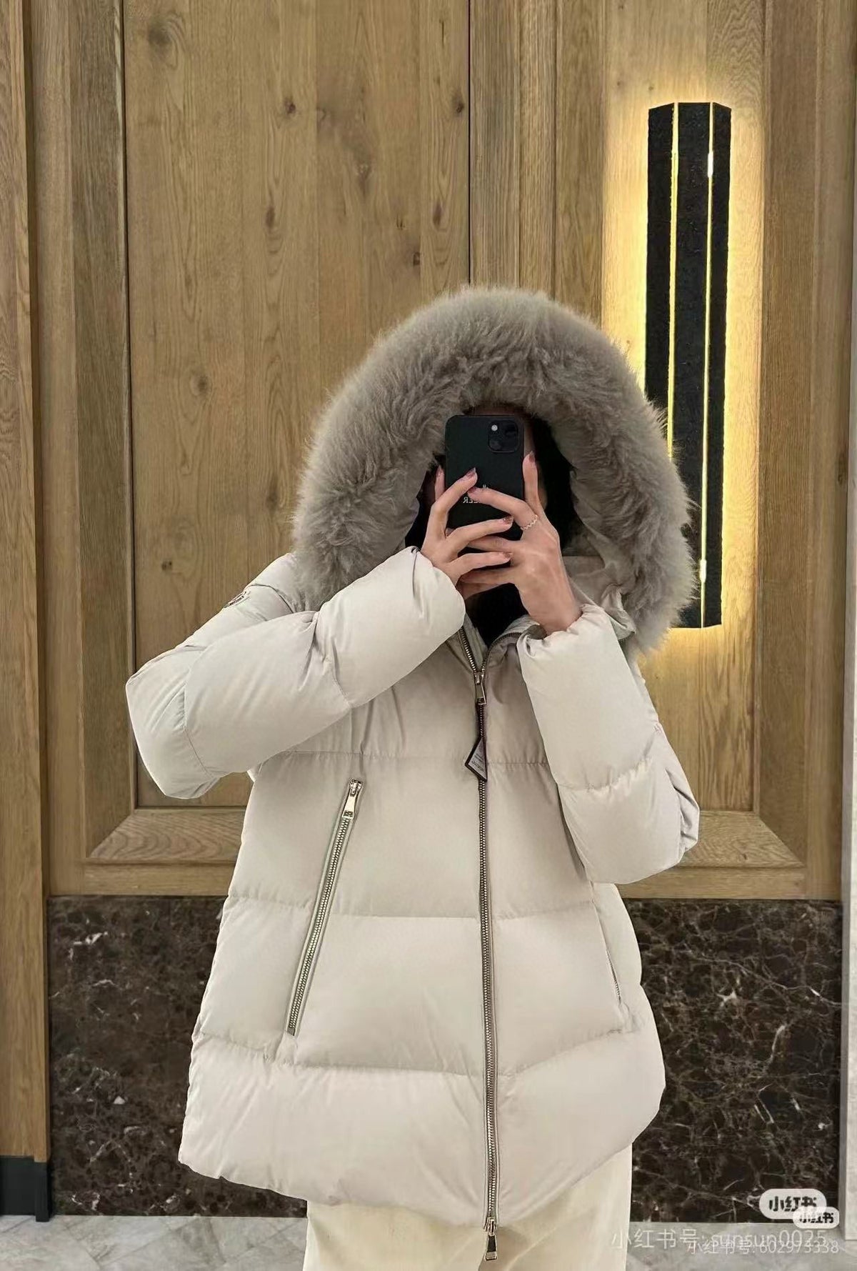 Moncler Women's Hooded Zip-Up Down Jacket - view 11